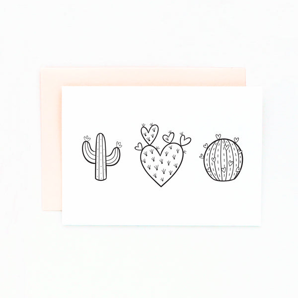 diy cactus card set – Peach Paper & Design